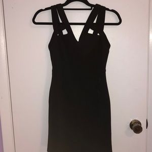 Forever 21 black body con dress